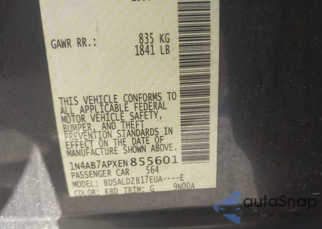 1N4AB7APXEN855601: 43589480