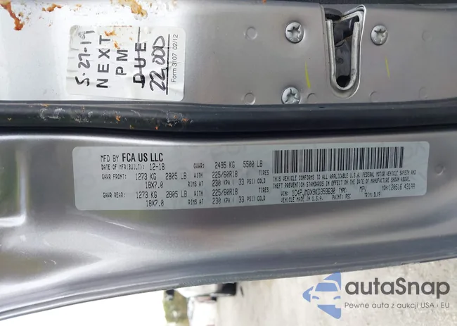 1C4PJMDX9KD359630: 43589766