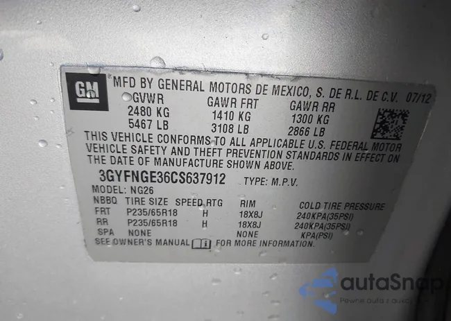 3GYFNGE36CS637912: 43588995