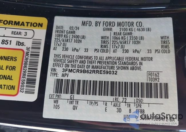 3FMCR9B62RRE59032: 43589242