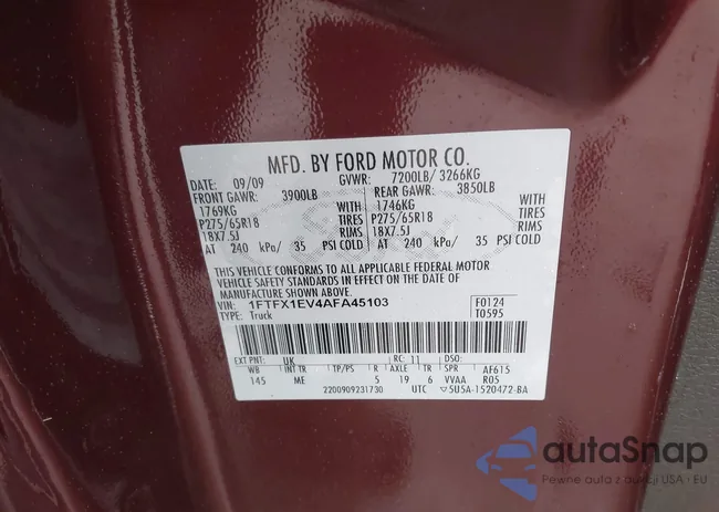 1FTFX1EV4AFA45103: 43590371