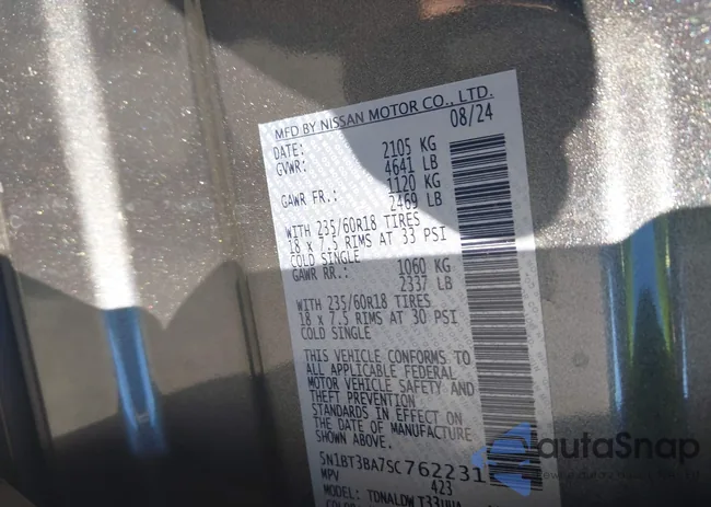 5N1BT3BA7SC762231: 43590602