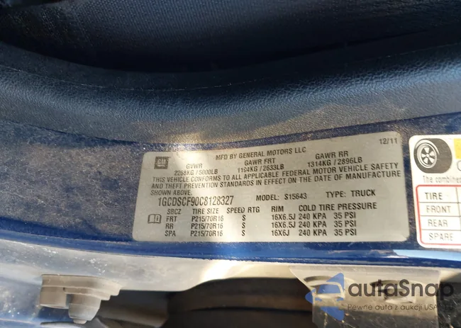 1GCDSCF90C8128327: 43590640