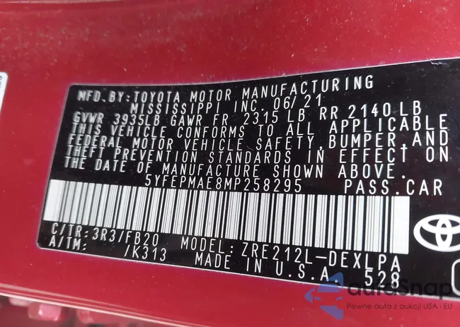 5YFEPMAE8MP258295: 43590690