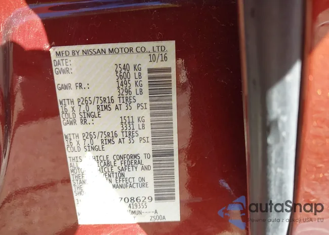 1N6DD0EV6HN708629: 43590704