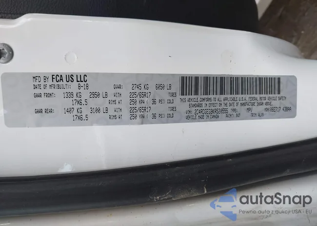 2C4RDGEG9KR520555: 43589948