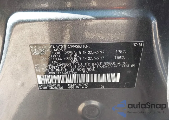 JTMWFREV4JD127166: 43590299