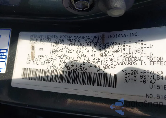 5TDZA22C04S048088: 43591317