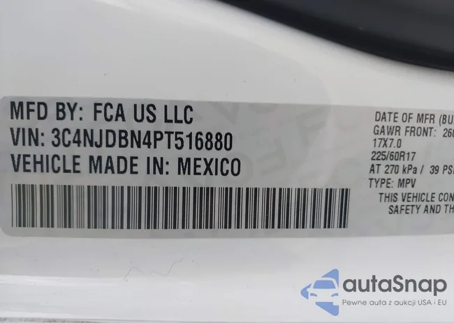 3C4NJDBN4PT516880: 43590910