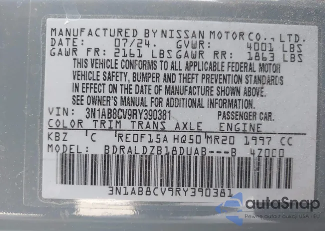 3N1AB8CV9RY390381: 43592387