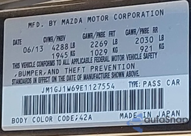 JM1GJ1W69E1127554: 43592538