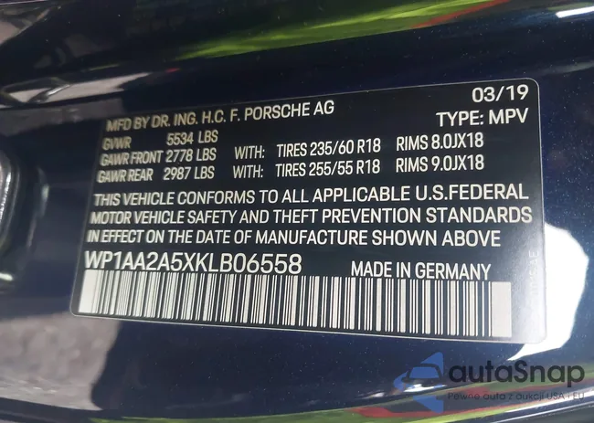 WP1AA2A5XKLB06558: 43592735