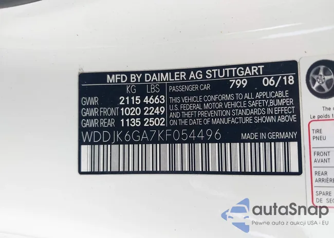 WDDJK6GA7KF054496: 43592895