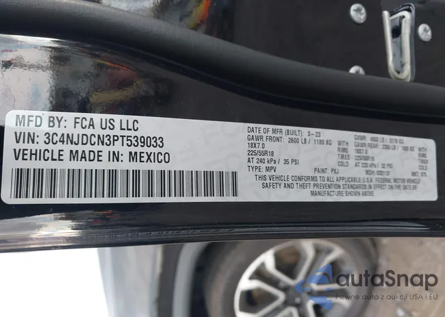 3C4NJDCN3PT539033: 43591912