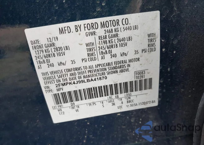 2FMPK4J99LBA41870: 43591990