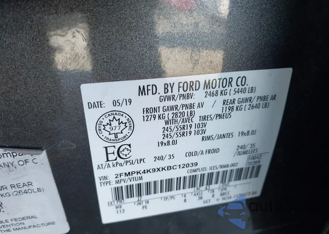 2FMPK4K9XKBC12039: 43592035