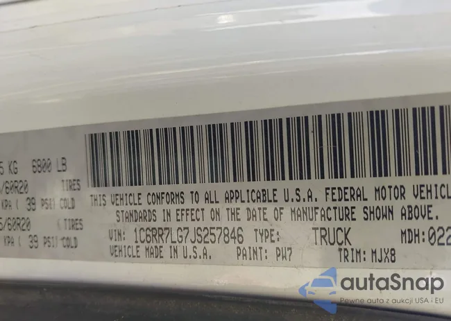 1C6RR7LG7JS257846: 43593359