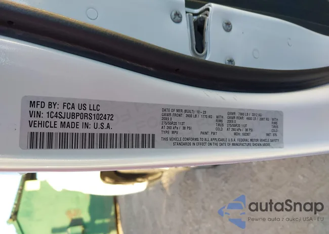 1C4SJUBP0RS102472: 43593404