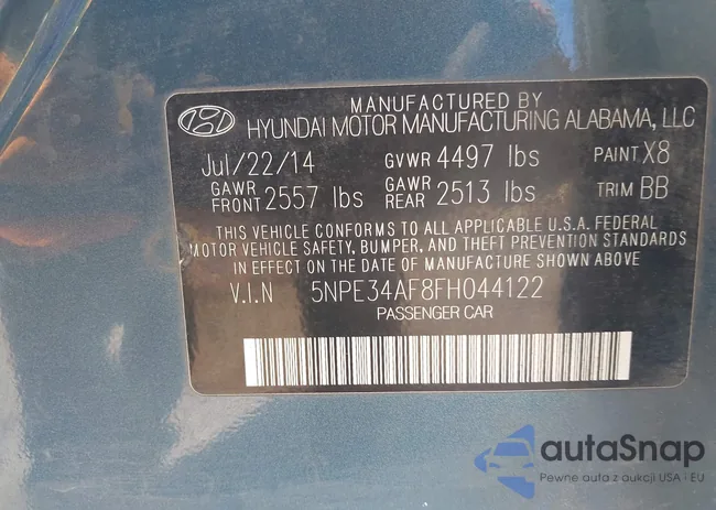 5NPE34AF8FH044122: 43593564