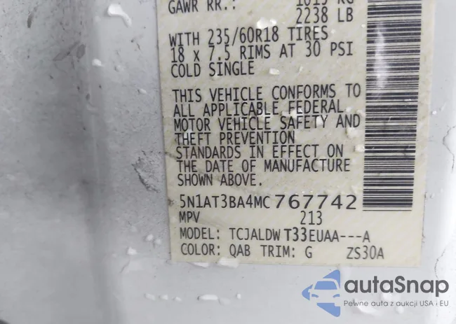 5N1AT3BA4MC767742: 43593746