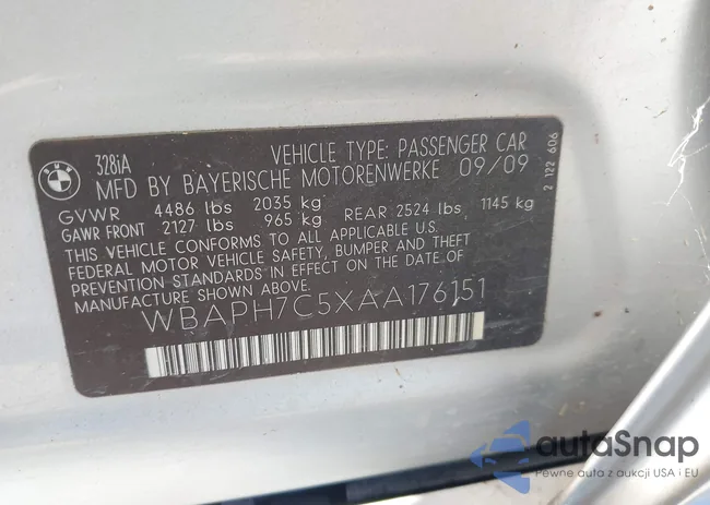 WBAPH7C5XAA176151: 43593867