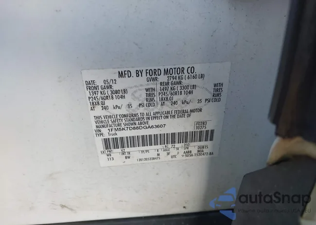 1FM5K7D88DGA63607: 43594726