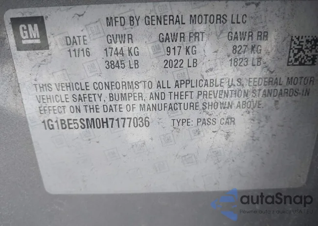 1G1BE5SM0H7177036: 43594118