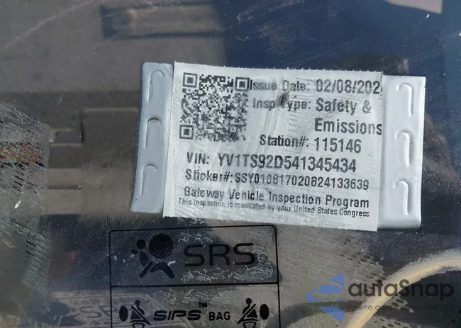 YV1TS92D541345434: 43595329