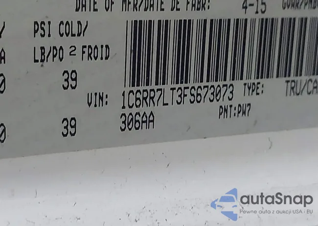 1C6RR7LT3FS673073: 43595390