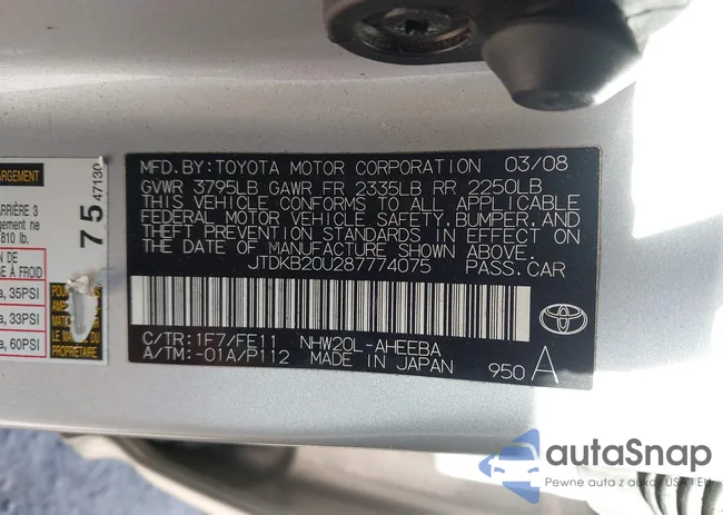 JTDKB20U287774075: 43595433