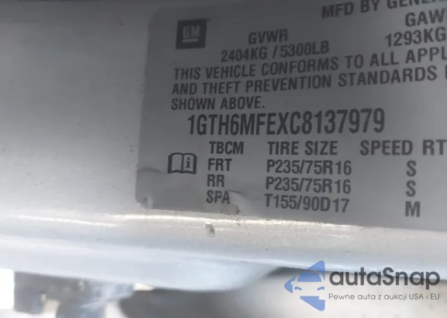 1GTH6MFEXC8137979: 43595815