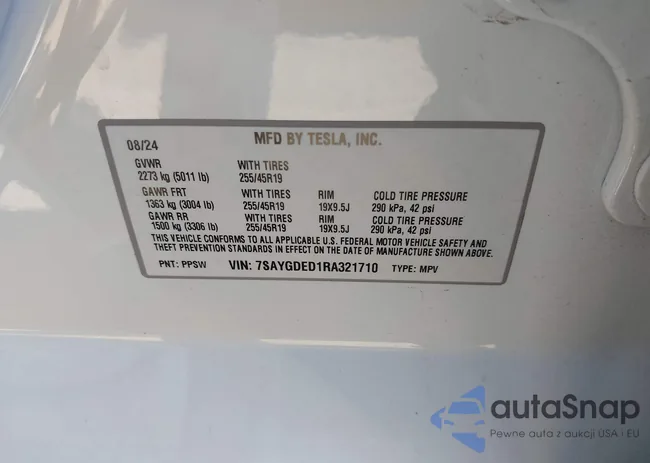 7SAYGDED1RA321710: 43595864