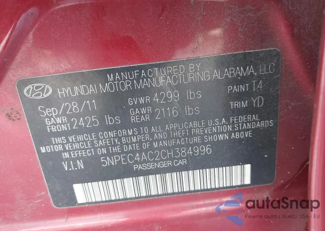 5NPEC4AC2CH384996: 43595903