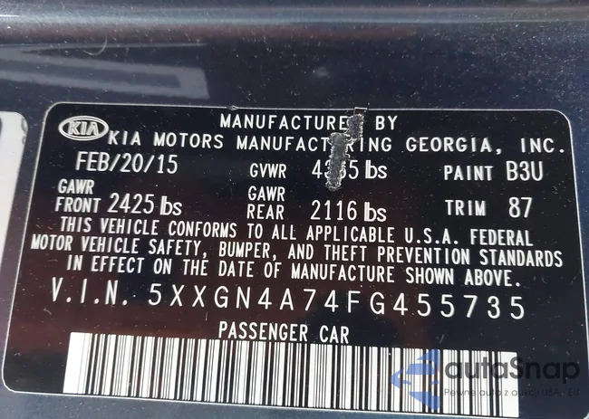 5XXGN4A74FG455735: 43594979