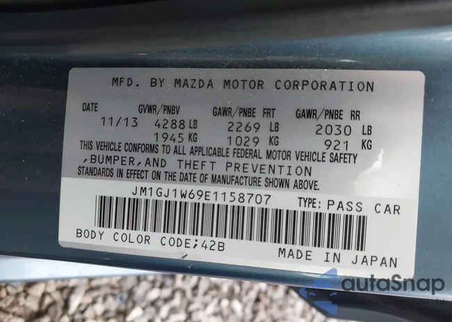 JM1GJ1W69E1158707: 43595209