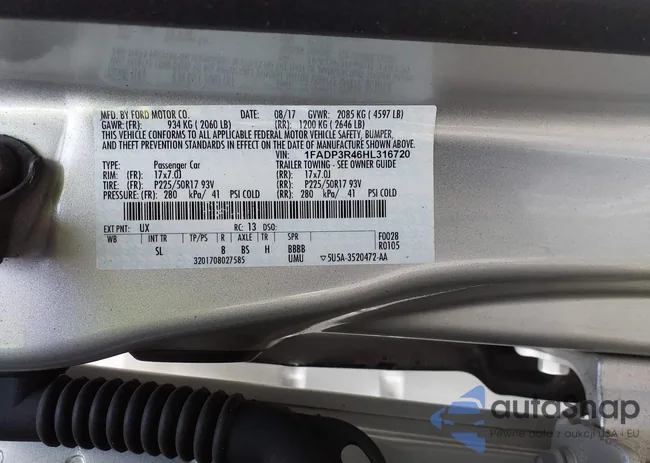 1FADP3R46HL316720: 43596615