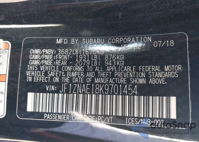 JF1ZNAE18K9701454: 43596695