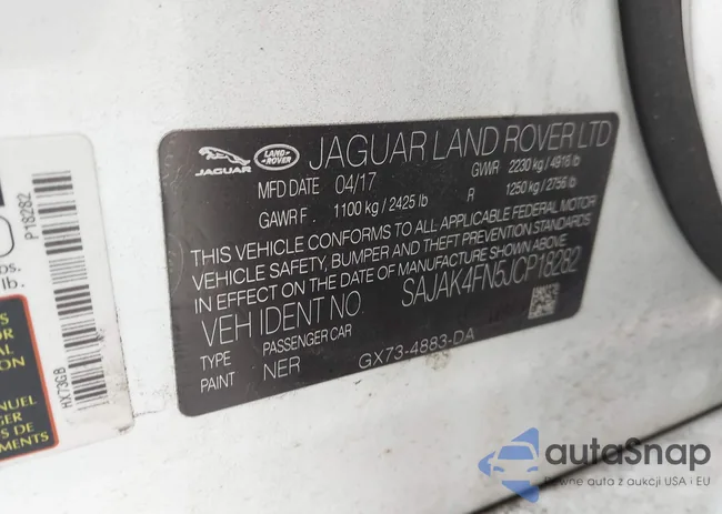 SAJAK4FN5JCP18282: 43596768