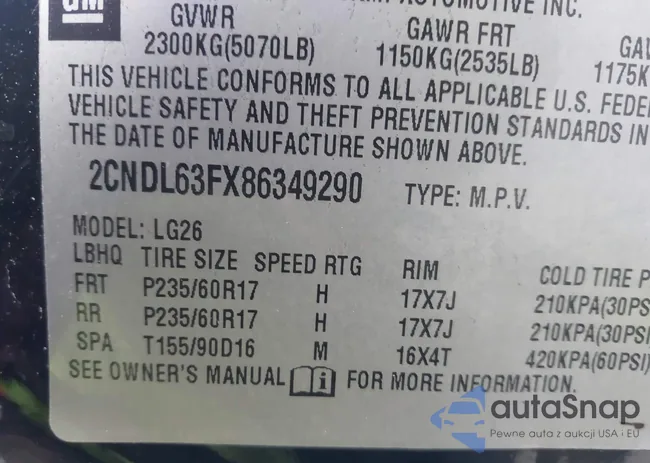 2CNDL63FX86349290: 43596138