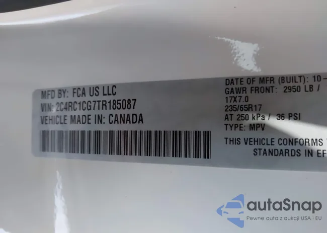 2C4RC1CG7TR185087: 43596289