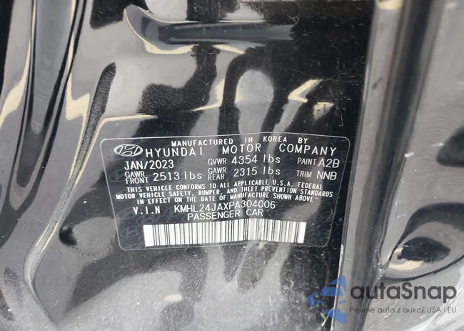 KMHL24JAXPA304006: 43597345