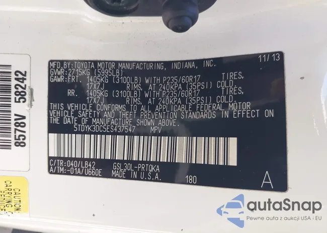 5TDYK3DC5ES437547: 43597397