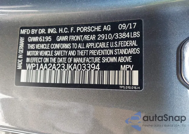 WP1AA2A23JKA03394: 43597546