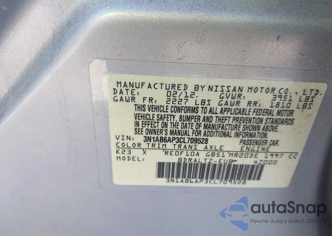 3N1AB6AP3CL709528: 43597630