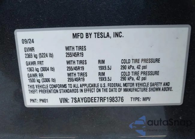 7SAYGDEE7RF198376: 43597069