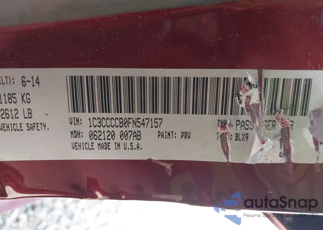 1C3CCCCB0FN547157: 43597176