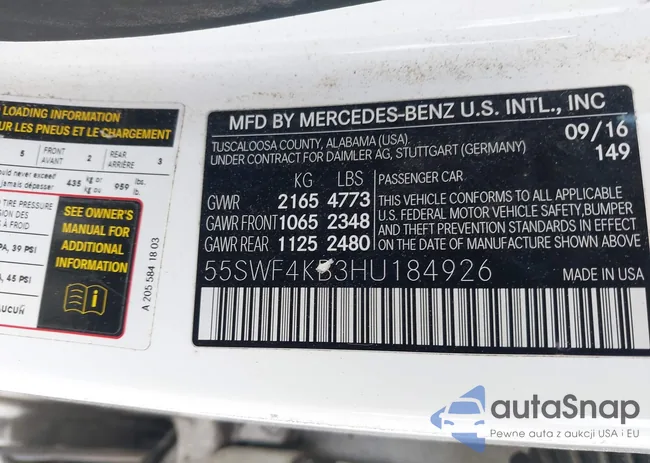 55SWF4KB3HU184926: 43597204