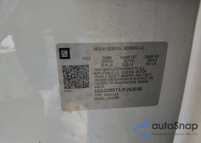 1G1ZD5ST1JF263038: 43597280