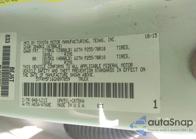 5TFRM5F16GX097859: 43598356