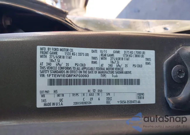 1FTEW1EG8FKF03093: 43598735